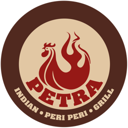 Petra Indian Peri Peri & Grill logo.